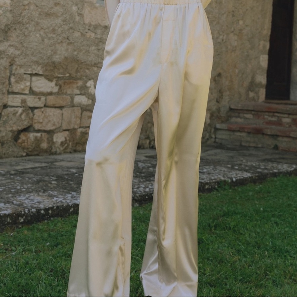 Daily Drills Silk Champagne Pant